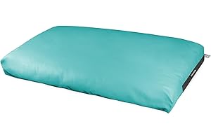 HAPPERS Cojín Impermeable y Desenfundable para Palets en Polipiel Exterior Turquesa 120x60x20