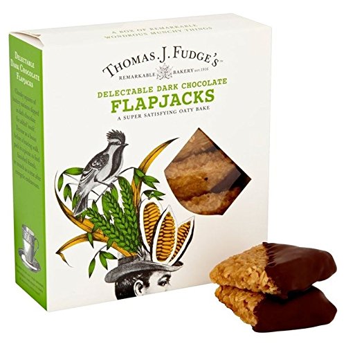 Fudge's Dark Chocolate Flapjacks 8 per pack - Pack of 2