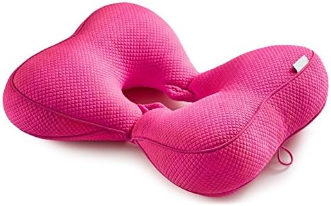 Ysdf Office Hip cushion Memory cotton thickened buttocks seat cushion breathable beauty Hip mat,41x34x8cm,Red