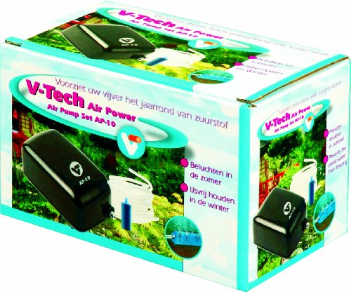 VT 145050 Luftpumpen-Set mit Luftschlauch und Luftstein, V-Tech Air Pump Set AP 10