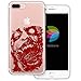 Produktbild dessana Zombie Muster Transparente Schutzhülle Handy Case Cover Tasche für Apple iPhone 7 Plus Totengeist