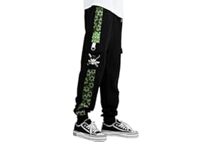 agfosa Anime Pantalon One Piece Cosplay Demon Slayer Cargo Pantalon Itachi Jogging Streetwear