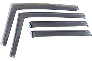 ‎OMAC Windabweiser Regenabweiser kompatibel mit Opel Mokka B 2021-2025 Dunkel Acryl 4tlg