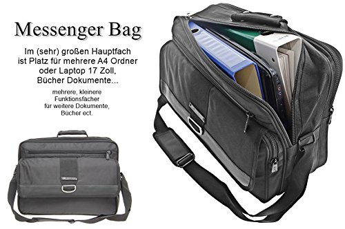 AKTIONSWARE & SONDERPOSTEN Arbeitstasche Schultertasche Flugbegleiter Umhängetasche Business Messenger Bag Tasche - 2