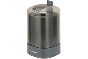 TMISHION Porte-Cure-Dents Automatique à Pression, Distributeur de Cure-Dents Practic & Élégant, Noir, Plastique