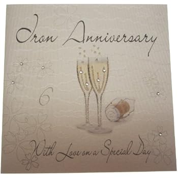 Beautiful 77 6Th Wedding Anniversary Card Uk