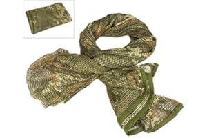 LOOGU Netzschal Taktischer Tarnnetz Schal für Sport und Freizeit und vielen Outdoor-Aktivitäten Tarnmuster Design