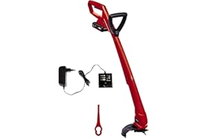 Einhell Akku-Rasentrimmer GC-CT 18/24 Li P Power X-Change (Li-Ion, 18 V, 8.500 min-^1, 24cm, Zusatzhandgriff, Gehäuse aus Kunststoff, inkl. 20 Kunststoffmesser, inkl. 1,5 Ah Akku und Ladegerät)