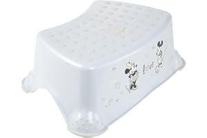 keeeper Taburete Escalón Mickey, De 3 a 14 Años, Antideslizante, Tomek, Azul celeste