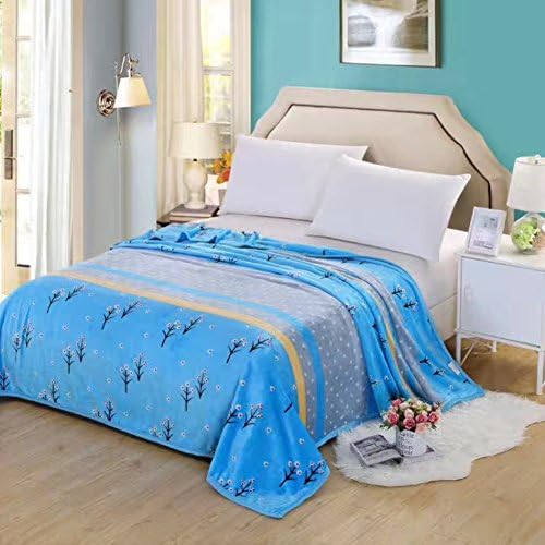 Blanket Plush Nap Lazy blanket Bed Couch Thicken chaorou Flannel Air conditioner blanket-BB 200x230cm(79x91inch)