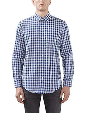 ESPRIT Collection Herren Businesshemd 106EO2F023, Blau (Blue 430), Kragenweite: 41 cm (Herstellergröße: 41-42)