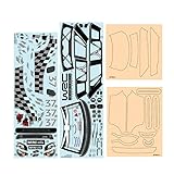 Original ThunderTiger ErsatzteilPD09-0044 Thunder Tiger ER4 G3 Aufkleber, 1:8 ''MINI Countryman WRC'' TRA