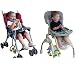 Anti Drop Toy Bottle Fastening Pacifier Clips Hanger Strap for Baby Pram Stroller Pushchair Polka Dots Pattern - Blue