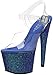 Produktbild Pleaser ADORE-708LG Damen Plateau High Heels, Blau, EU 40 (US 10)