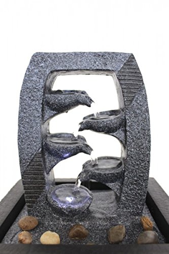 Zimmerbrunnen Dekobrunnen FoCiotola LED 25,5 cm - 5