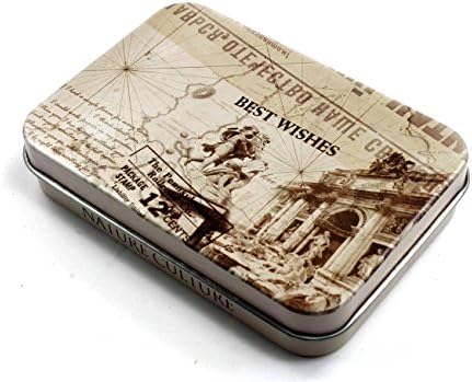 Vintage Retro Postcards Cards With Metal Box World Of Old Building Architectural