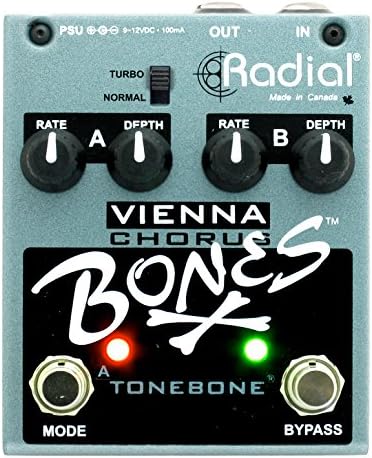 Tonebone Bones Vienna Chorus Guitar Effects Switcher - Cyan