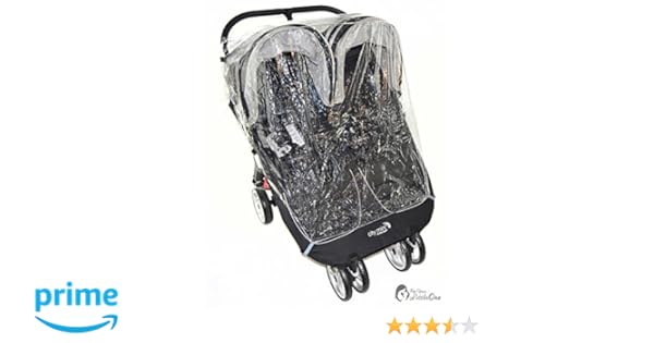 red kite double buggy rain cover