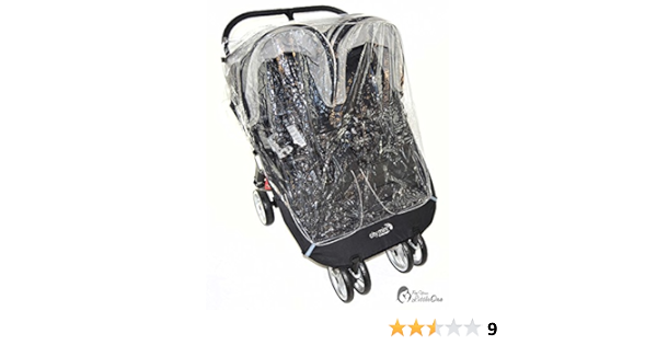 red kite double buggy rain cover
