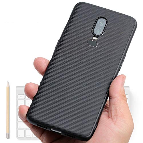 Preisvergleich Produktbild SOOCX OnePlus 7Pro-Telefongehäuse OnePlus 6t-Gehäuse Ultradünnes Peeling OnePlus 6 All-Inclusive-Schutzhülle aus Silikon Männer und Frauen Anti-Fall-Schutzhülle aus kreativen Carbonfasern Neue Geschäf