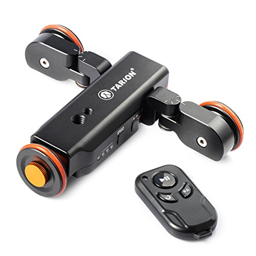 TARION Y5D Auto Dolly Slider mit Fernbedienung Nutzlast 3Kg fÃ¼r Canon Nikon Sony Panasonic DSLR Kamera Camcorder iPhone Smartphone HUAWEI Samsung