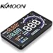 Produktbild KKmoon 14 cm großer Bildschirm, HUD für das Auto, km/h und MPH Anzeige, Geschwindigkeitswarnung, Projektionssystem für Windschutzscheibe mit OBD2 Schnittstelle, Plug & Play