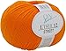 Produktbild ONline Linie 12 Street Merino Sockenwolle uni 50 g - nicht nur für Socken geeignet - sehr weiche Wolle zum Häkeln und Stricken - auch für Baby- und Kinderbekleidung 0009 orange