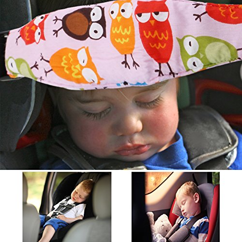 URAQT 2 Pcs Einstellbare Laufställe Schlaf Stellungsregler Kinderwagen Kinderwagen Kindersitz Befestigung Riemen Kopf Halter … - 7