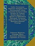 Image de Codex Veronensis: Quattuor Euangelia Ante Hieronymum Latine Translata Eruta & Codice Scripto Ut Videtur Saeculo Quarto Vel Quinto in Bibliotheca ... E