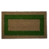 Felpudo Raya Verde 
- Medidas: 45x75 cm.
- Realizado con fibra de coco.
- Con raya verde.