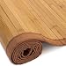 Produktbild Homestyle4u 236, Bambusteppich Bambusmatte rutschfest Mit Bordüre, Braun, 245 x 345 cm