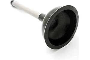 HAADI Sink Plunger for Unblocking Light Weight and Powerful Sink Drain Unblocker 100mm (4 inch) Sink Drainer with 225mm (9 inch) Plastic Handle Diameter, White/Black