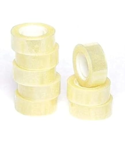 Q-Connect Clear Double-Sided Tape, 25 Mm KF02221 - Pack Of 6