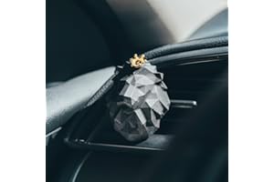 HANCHENG Czarny lew samochodowy odświeżacz powietrza, kamienie zapachowe do olejków eterycznych z dyfuzorem 10 ml, odświeżacz powietrza do samochodu, akcesoria samochodowe dla kobiet i mężczyzn