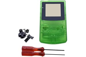 Henghx Ersatz Voll Gehäuse Shell Cover Hülle Teile Set w/Objektiv&Schraubendreher für Nintendo Gameboy Color GBC Console