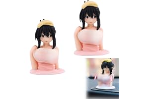 Homefantasy Kanako bröstskakande ornament, animefigur modell, intressant animefigur, för bildekoration, ornament
