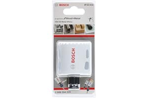 Bosch Professional Scie trépan Progressor for Wood & Metal (Bois et métal, Ø 52 mm, Accessoires pour perceuses)