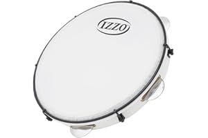 Izzo 10656 Pandeiro,Black,10-Inch