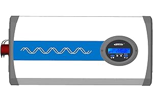 EPEVER IPower-Plus Series IP3000-12 Plus, 3000W 12VDC auf 230VAC reiner Sinus Spannungswandler Wechselrichter mit LCD Display,ideal für Off-Grid Haushaltsnotbeleuchtung, Fahrzeugmontiertes System usw.