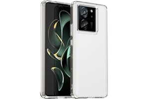 Oprimio Krystalicznie przezroczyste etui do Xiaomi 13T / Xiaomi 13T Pro [silikonowe etui] [% 100 przezroczyste] [niemiecki materiał] [ultra cienkie] przezroczyste etui na telefon komórkowy do Xiaomi