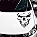 Price comparison product image erthome Reflective Skull Car Stickers Styling Removable Waterproof Sticker 40*36CM PVC (Black)