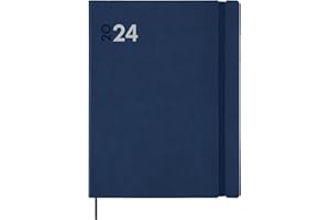 Finocam - Agenda 2024 Dynamic Mara Semana Vista Vertical Enero 2024 - Diciembre 2024 (12 meses) Azul Español