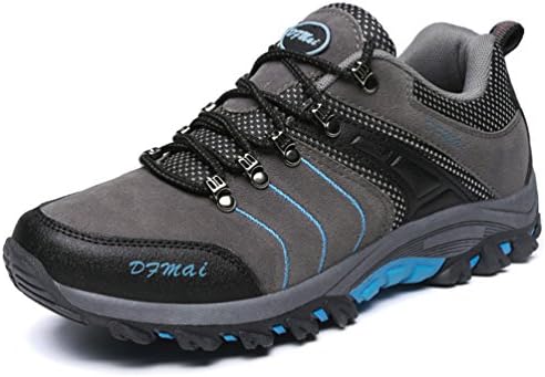 Men's Hiking Shoes Lightweight Walking Shoes Trainers Shoes Waterproof Shoes Non Slip Shoes Rubber Sole Gray