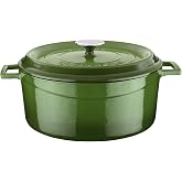 Lava D&ouml;k&uuml;m Yuvarlak Tencere, Trendy, 28 cm, 6.71 Litre Hacim, Yeşil