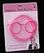 Produktbild Pinke Strohhalm-Trinkbrille - Junggesellenabschied, Mottoparty und Karneval