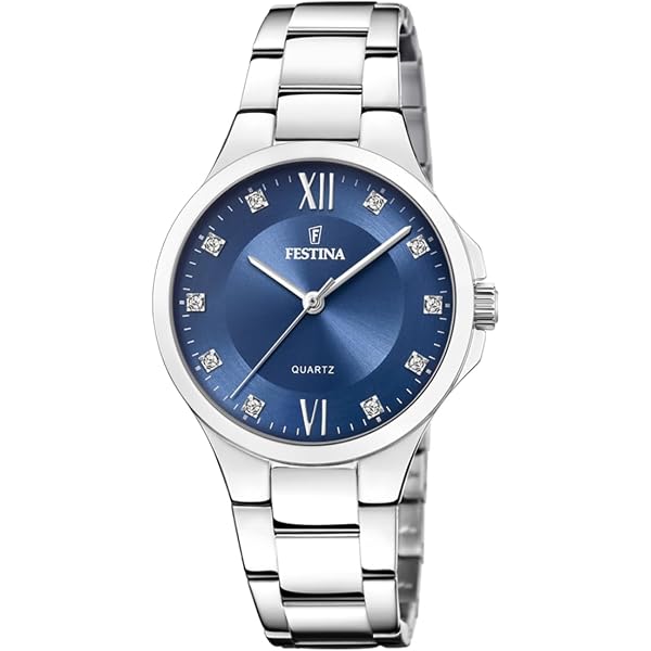 Montre Festina Femme Céramique - Bracelet Céramique Argenté 38mm