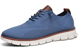 RUFONE Breeze Schuhe für Herren, Oxfords, Schnürschuhe, leicht, lässig, Wanderschuhe, bequeme Anzugschuhe für Herren, Wearbreeze, Urban Schuhe für Herren, Netzstoff, Business-Schuhe