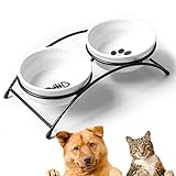 LA VIE Keramik Doppelnapf Set für Hunde Katzen Welpen...