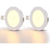 Cata CT-5144B 3 WATT 6400K BEYAZ - Slim Sıva Altı LED Panel Armat&uuml;r - İnce Kasa Yuvarlak Tavan Spot Lambası, Trafolu - 2 ADET