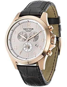 Sector Herren-Armbanduhr 290 Chronograph Quarz Leder R3271690001